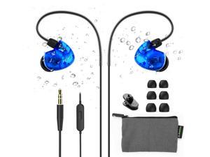 Avantree TR504 IPX5 Sweat Resistant Sport Earbuds Wired with Microphone for Small Ears Canals, Wrap Around Earphones with Comfortable Over Ear Hook, in Ear Running Headphones for Workout Exercise Gym Avantree TR504 IPX5 Sweat Resistant Sport Earbuds Wired with Microphone for Small Ears Canals, Wrap Around Earphones with Comfortable Over Ear Hook, in Ear Running Headphones for Workout Exercise Gym