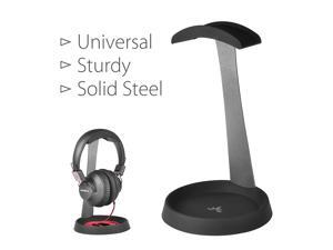 Avantree Solid Steel Headphone Stand Holder Hanger, Sturdy with Space for Cable, Great for Sennheiser, Sony, Audio-Technica, Bose, Shure, AKG, Panasonic Headphones and More - HS102 Avantree Solid Steel Headphone Stand Holder Hanger, Sturdy with Space for Cable, Great for Sennheiser, Sony, Audio-Technica, Bose, Shure, AKG, Panasonic Headphones and More - HS102