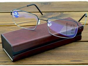 Screwless Titanium progressive Reading glasses Men Women multifocal presbyopic glasses optical frame Eyewear +0.75 to +4