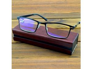 Titanium Alloy No Screws and Solder Joints Fashion Reading Glasses +0.75 +1 +1.25 +1.5 +1.75 +2 +2.5 +2.75 to +4 Include PU CASE