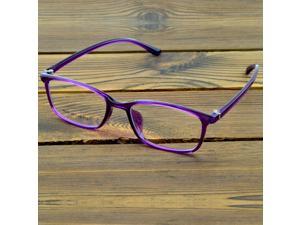 Ladies Small Pink Frame TR90 Light Weight Flexible Rectangle Eyeglasses Reading Glasses +0.75 TO +4