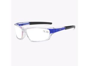 Stick Face Transparent Frame Photochromic Grey Reading Glasses +0.75 +1 +1.25 +1.5 +1.75 +2 +2.25 +2.5 +2.75 To +4