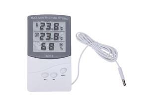 Indoor Outdoor Thermometer Hygrometer Digital LCD Indoor Outdoor 1.5m Cable Probe Temperature Humidity Meter -50 to 70 C Indoor Outdoor Thermometer Hygrometer Digital LCD Indoor Outdoor 1.5m Cable Probe Temperature Humidity Meter -50 to 70 C