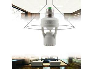 AC 110-220V 60W PIR Induction Motion Sensor IR infrared Human E27 Plug Socket Switch Base Led Bulb light Lamp Holder 360 Degrees