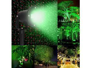 Outdoor IP65 Waterproof Landscape Garden Moving Laser Xmas Stage Light Decoration Laser Star Projector Showers Lighting