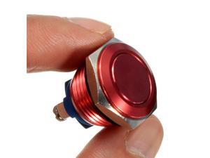 16mm Start Horn Button Momentary Stainless Steel Metal Push Button Switch Red Best Price 16mm Start Horn Button Momentary Stainless Steel Metal Push Button Switch Red Best Price