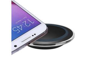 2018 New Arrival Qi Wireless Charging Charger Pad for Samsung Galaxy S7 Edge Mobile phone charger Cargador usb Black
