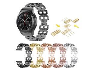 Stainless Steel Chain Style Bracelet Smart Watch Band Strap For Samsung Gear S3 SmartWatch Sporting Goods Accessories z2