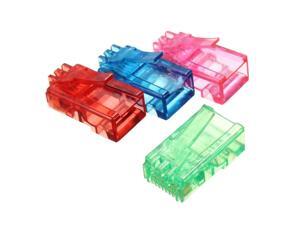 New Style 50Pcs RJ45 8P8C Modular Cable Head Plug Ethernet Gold Plated PC Color Random New Style 50Pcs RJ45 8P8C Modular Cable Head Plug Ethernet Gold Plated PC Color Random
