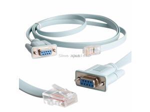Cat5e RJ45 CAT6 to RS232 DB9 Console Ethernet Cable Adapter for Router Network Z09 Drop ship Cat5e RJ45 CAT6 to RS232 DB9 Console Ethernet Cable Adapter for Router Network Z09 Drop ship