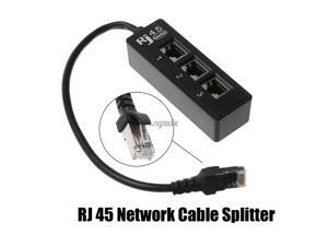 LAN Ethernet Cable Splitter Network RJ45 1 Male To 3 Female Connector Splitter Adapter Cable Z09 Drop ship LAN Ethernet Cable Splitter Network RJ45 1 Male To 3 Female Connector Splitter Adapter Cable Z09 Drop ship