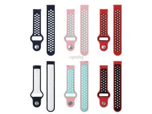 20mm Silicon Watch Band for Xiaomi Huami Amazfit Bip TICWATCH2 Gear Sport For WELOOP Nov01 Drop ship