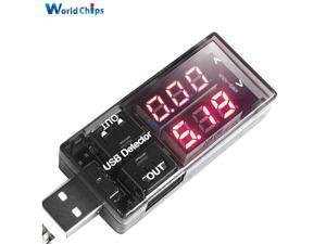 USB Charger Doctor Current Voltage Charging Detector Battery Voltmeter Ammeter Red display USB Charger Doctor Current Voltage Charging Detector Battery Voltmeter Ammeter Red display