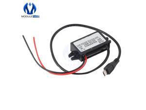 DC-DC Car Power 12V to 5V 3A 15W Converter Module Micro USB Step Down Power Output Adapter High Conversion Efficiency DC-DC Car Power 12V to 5V 3A 15W Converter Module Micro USB Step Down Power Output Adapter High Conversion Efficiency