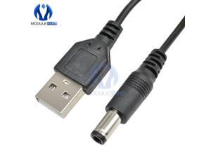 USB 2.0 Male A To DC 5.5mm x 2.1mm 80cm Plug DC Power Supply Cord Cable Power Small Devices From Computer or Other USB Port USB 2.0 Male A To DC 5.5mm x 2.1mm 80cm Plug DC Power Supply Cord Cable Power Small Devices From Computer or Other USB Port