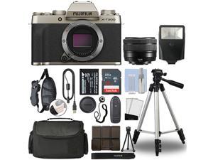 Fujifilm XT200 Mirrorless Digital Camera 15-45mm Lens Champagne Gold 32GB Bundle Fujifilm XT200 Mirrorless Digital Camera 15-45mm Lens Champagne Gold 32GB Bundle