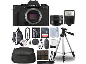 Fujifilm X-T200 Mirrorless Digital Camera Black with 15-45mm Lens