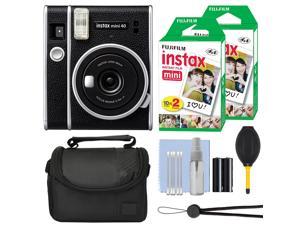 Fujifilm Instax Mini 40 Fuji Instant Film Camera + 40 Film Accessory Kit