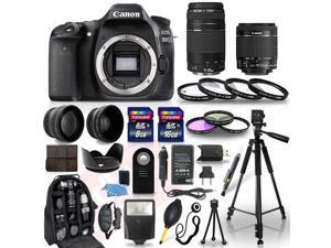 Canon EOS 80D Camera + 18-55mm stm + 70-300mm + 30 Piece Accessory Bundle Canon EOS 80D Camera + 18-55mm stm + 70-300mm + 30 Piece Accessory Bundle