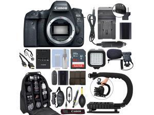 Canon EOS 6D Mark II 26.2MP Digital SLR Camera Body + 64GB Pro Video Kit Canon EOS 6D Mark II 26.2MP Digital SLR Camera Body + 64GB Pro Video Kit