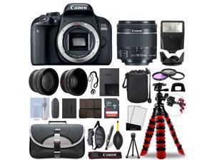 Canon 800D / T7i SLR Camera with 18-55mm STM+ 16GB 3 Lens Ultimate Accessory Kit Canon 800D / T7i SLR Camera with 18-55mm STM+ 16GB 3 Lens Ultimate Accessory Kit