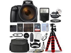 Nikon Coolpix P1000 16MP 4K Digital Camera with 125x Optical Zoom + 32GB Bundle