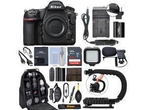 Nikon D850 45.7 MP FX Digital SLR Camera Body + 64GB Pro Video Kit