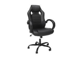 Essentials Collection High-Back Gaming Chair, Padded Loop Arms, in Black (ESS-3083HB-BLK) Essentials Collection High-Back Gaming Chair, Padded Loop Arms, in Black (ESS-3083HB-BLK)