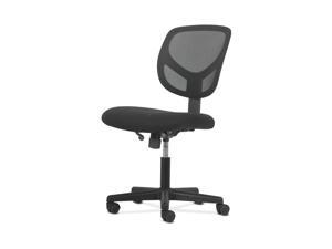 Sadie Mid-Back Task Chair - Black Seat - Fabric Back - 5-star Base - 18" Seat Width x 18" Seat Depth - 24.2" Width x 24. Sadie Mid-Back Task Chair - Black Seat - Fabric Back - 5-star Base - 18" Seat Width x 18" Seat Depth - 24.2" Width x 24.