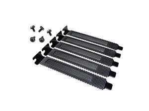 5pcs 12mm PCI Slot Cover/PCI Slot Cover Dust Filter Blanking Board Cooling Fan Dust Filter Ventilation PC Computer Case