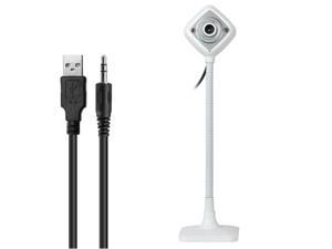 LED Webcam HD Video USB With Mic Night Vision Camera For Desktop Computer PC
