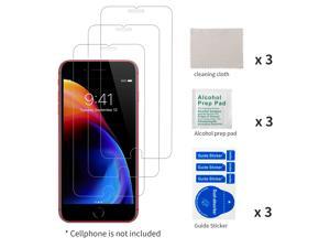 3PCS Tempered Glass Film for Apple iPhone 8 Plus Screen Protector and iPhone 7 PlusScreen Protector and iPhone 6 Plus Screen Protector 5.5"