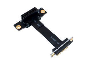Cable Length: 50cm, Color: R42SF Occus Riser PCIe PCI-E x4 to M.2 Occus Key M Key-M Riser Card PCI-Express 4X Gen3.0 32G/BPS Extender Ribbon Cable 1ft 2ft 3ft