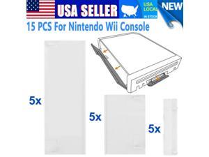 15pcs Replacement Memory Card Door Slot Cover Lids for Nintendo Wii Game Console