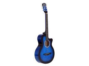 38" Guitar Guitarra Acoustic Folk Guitar Basswood 6-String Guitar for Students 38" Guitar Guitarra Acoustic Folk Guitar Basswood 6-String Guitar for Students