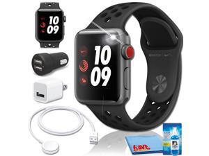Apple Watch Nike+ Series 3 (Space Gray Aluminum) 38mm Charger Bundle Apple Watch Nike+ Series 3 (Space Gray Aluminum) 38mm Charger Bundle
