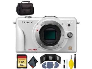 Panasonic Lumix DMC-GF2 Camera Body(W) - 16GB - Wallet - Reader - CASE + More Panasonic Lumix DMC-GF2 Camera Body(W) - 16GB - Wallet - Reader - CASE + More