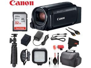 Canon VIXIA HF R800 Camcorder (Black) with � SanDisk 32gb SD card + Deluxe Cleaning Kit + 12� Tripod + MORE Canon VIXIA HF R800 Camcorder (Black) with � SanDisk 32gb SD card + Deluxe Cleaning Kit + 12� Tripod + MORE
