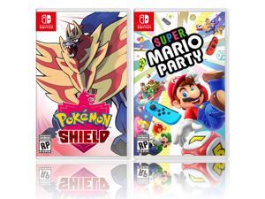 Nintendo Pokemon Shield Bundle with Super Mario Party
