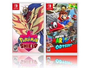 Nintendo Pokemon Shield Bundle with Super Mario Odyssey