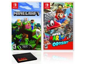 Minecraft + Super Mario Odyssey - Two Game Bundle - Nintendo Switch