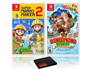 Super Mario Maker 2 + Donkey Kong Country: Tropical Freeze - Two Game Bundle - Nintendo Switch