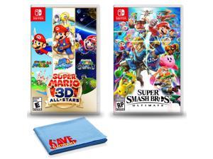 Nintendo Switch Super Mario 3D All-Stars with Super Smash Bros. + 6Ave Cloth
