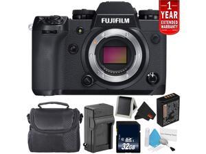 Fujifilm X-H1 Mirrorless Digital Camera (Body Only, 16568731) Bundle with 32GB Memory Card