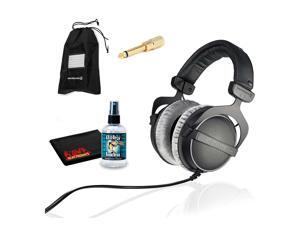 Beyerdynamic DT 770 Pro 250 ohm Professional Studio Headphones with 6Ave Headphone Cleaning Kit and Extended Warranty Bundle