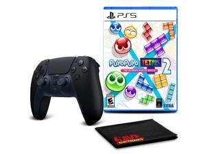 PS5 DualSense Wireless Controller (Midnight Black) with Puyo Puyo Tetris 2 PS5 DualSense Wireless Controller (Midnight Black) with Puyo Puyo Tetris 2