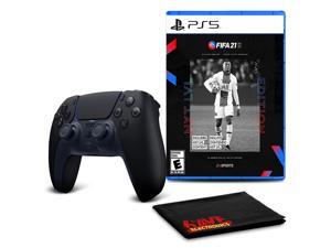 PS5 DualSense Wireless Controller (Midnight Black) with FIFA 21 Next Level PS5 DualSense Wireless Controller (Midnight Black) with FIFA 21 Next Level