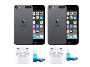 Apple iPod touch 32GB - 7th Gen Space Gray with Apple AirPods (2 Pack Bundle)