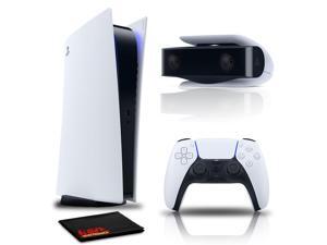 PlayStation 5 Digital Console with HD Camera and Cleaning Cloth PlayStation 5 Digital Console with HD Camera and Cleaning Cloth