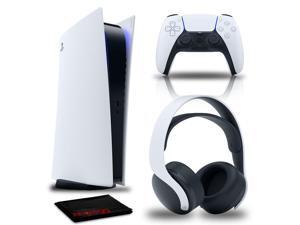 PlayStation 5 Digital Console with PULSE 3D Wireless Headset and Cleaning Cloth PlayStation 5 Digital Console with PULSE 3D Wireless Headset and Cleaning Cloth